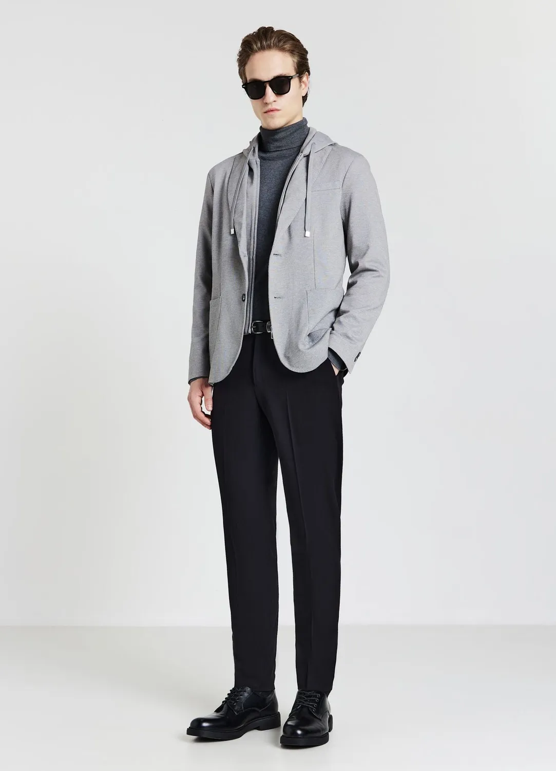 Calliope veste capuche boutons homme