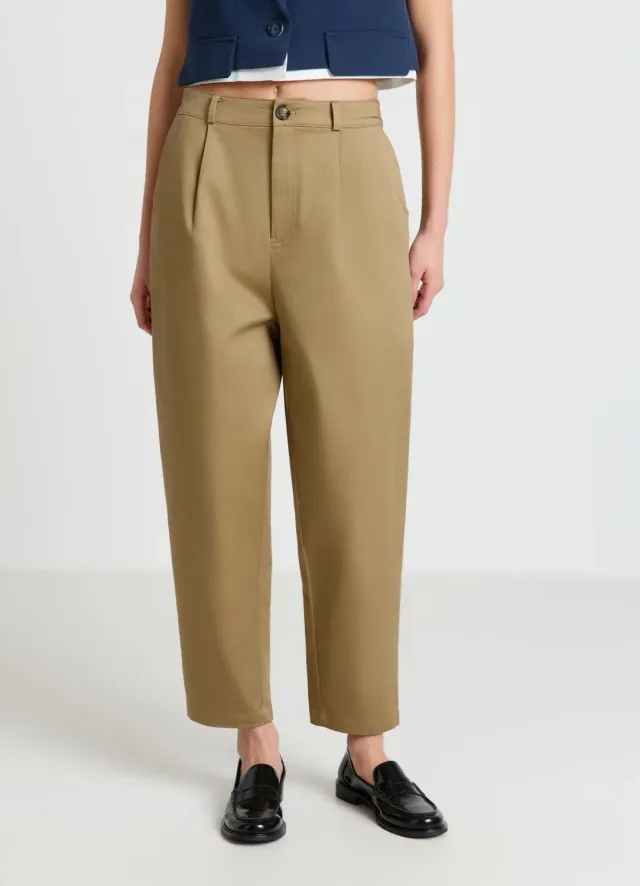 Calliope pantalon carrot femme coton poches