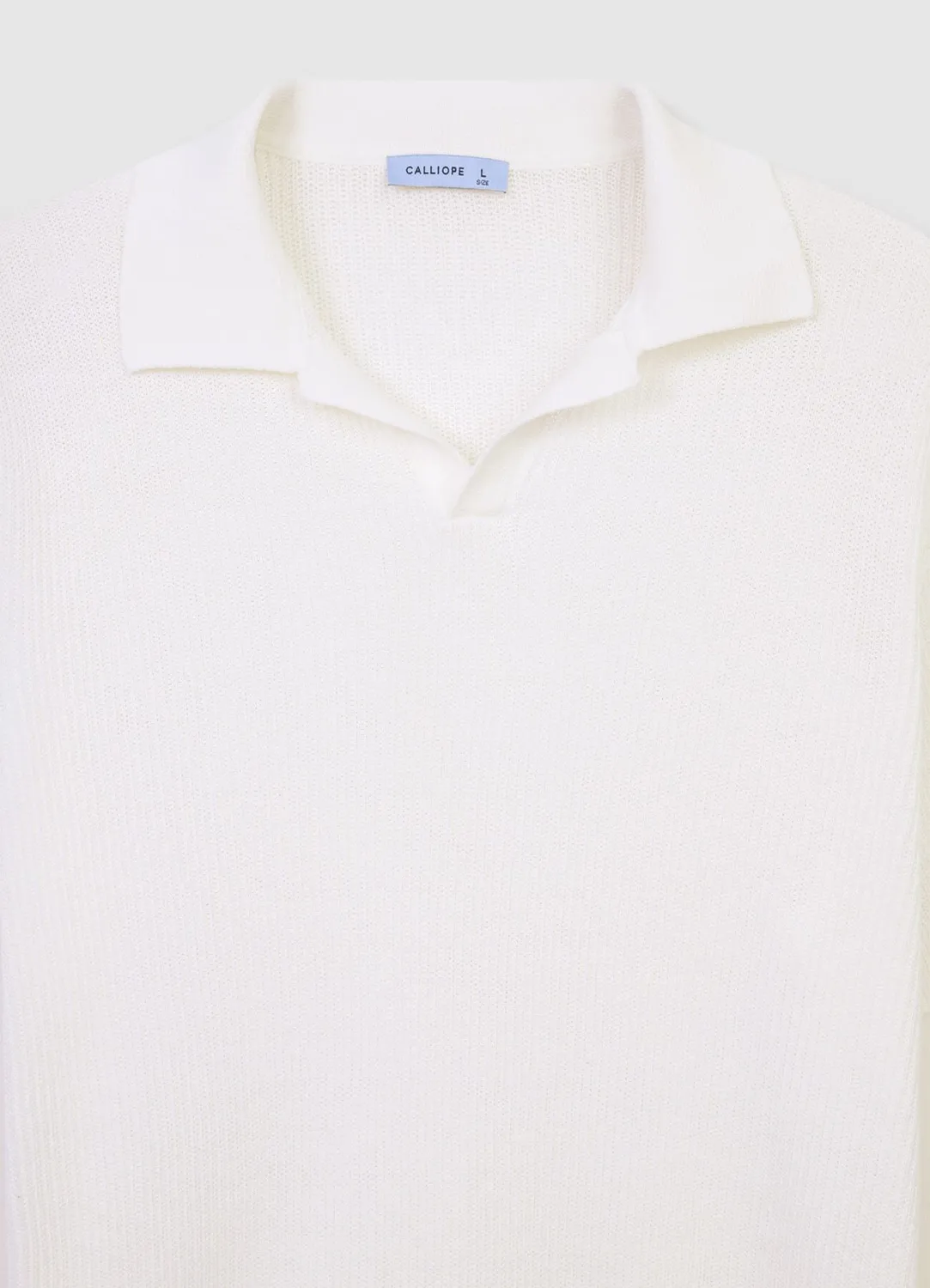 Calliope maille polo homme coton uni