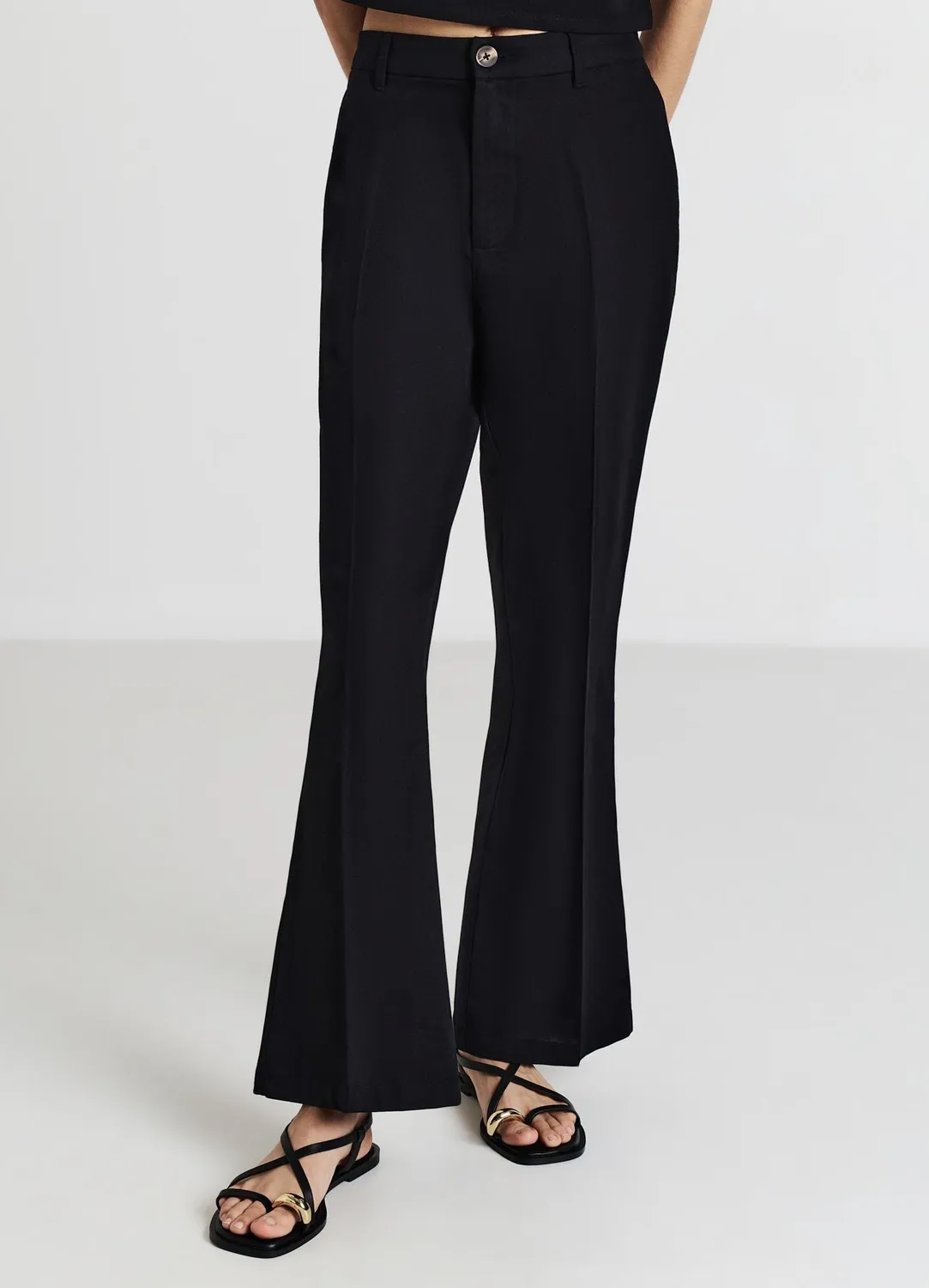 Calliope pantalon flare coton femme