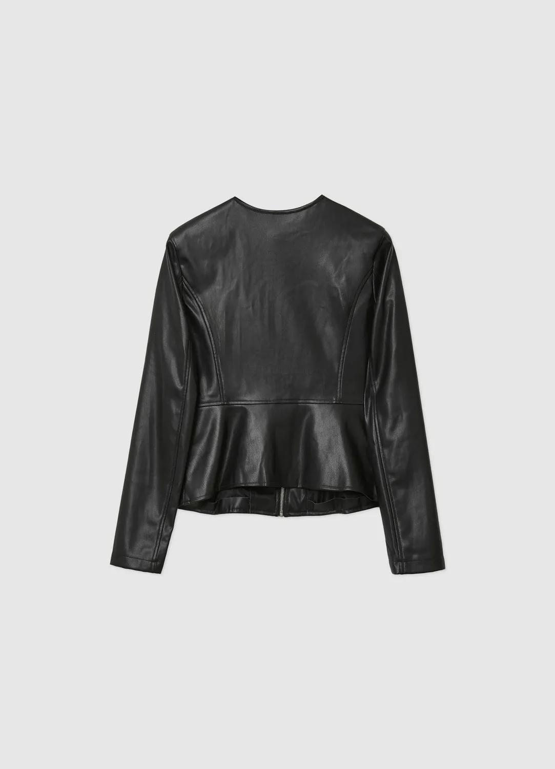 Calliope perfecto effet cuir femme zippé noir