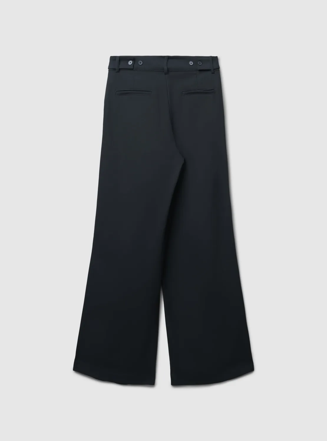 Calliope pantalon wide leg femme taille haute bouton