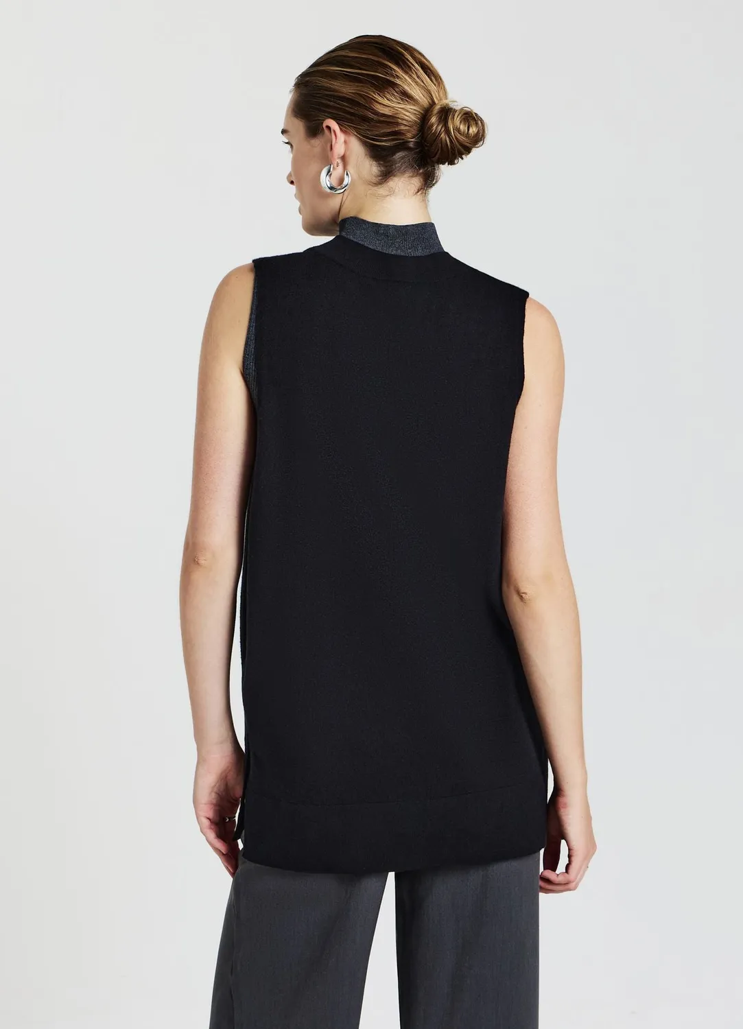 Calliope gilet col V femme sans manches