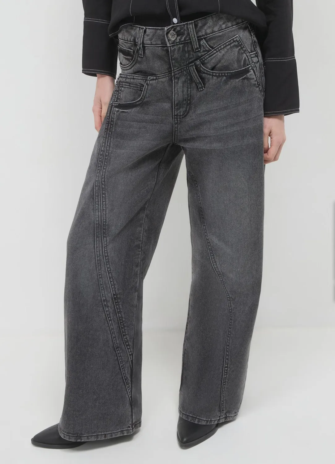 Calliope wide leg jean femme coupe regular