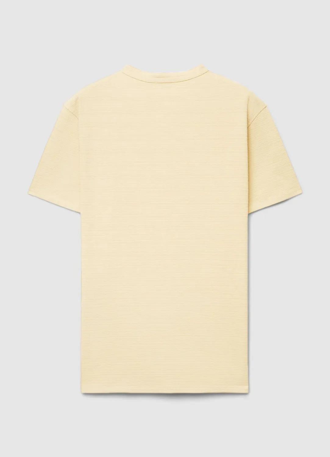Calliope t-shirt col tunisien homme micro-rayé