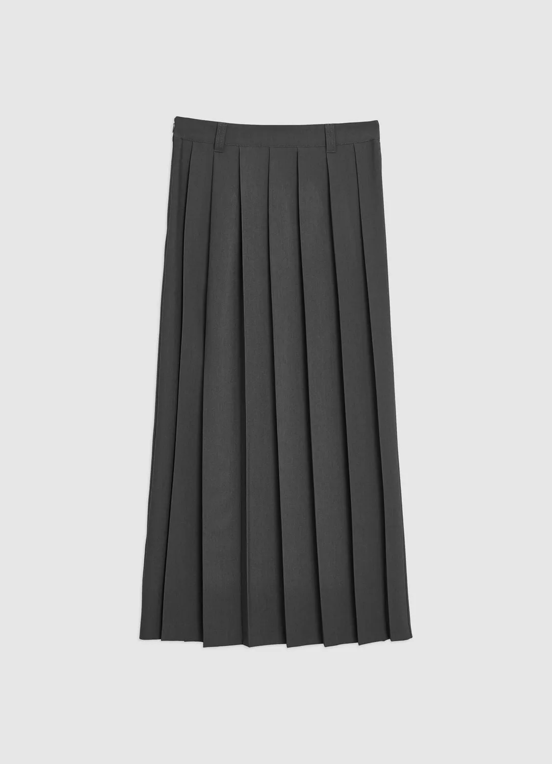 Calliope jupe midi plissée femme fente taille haute
