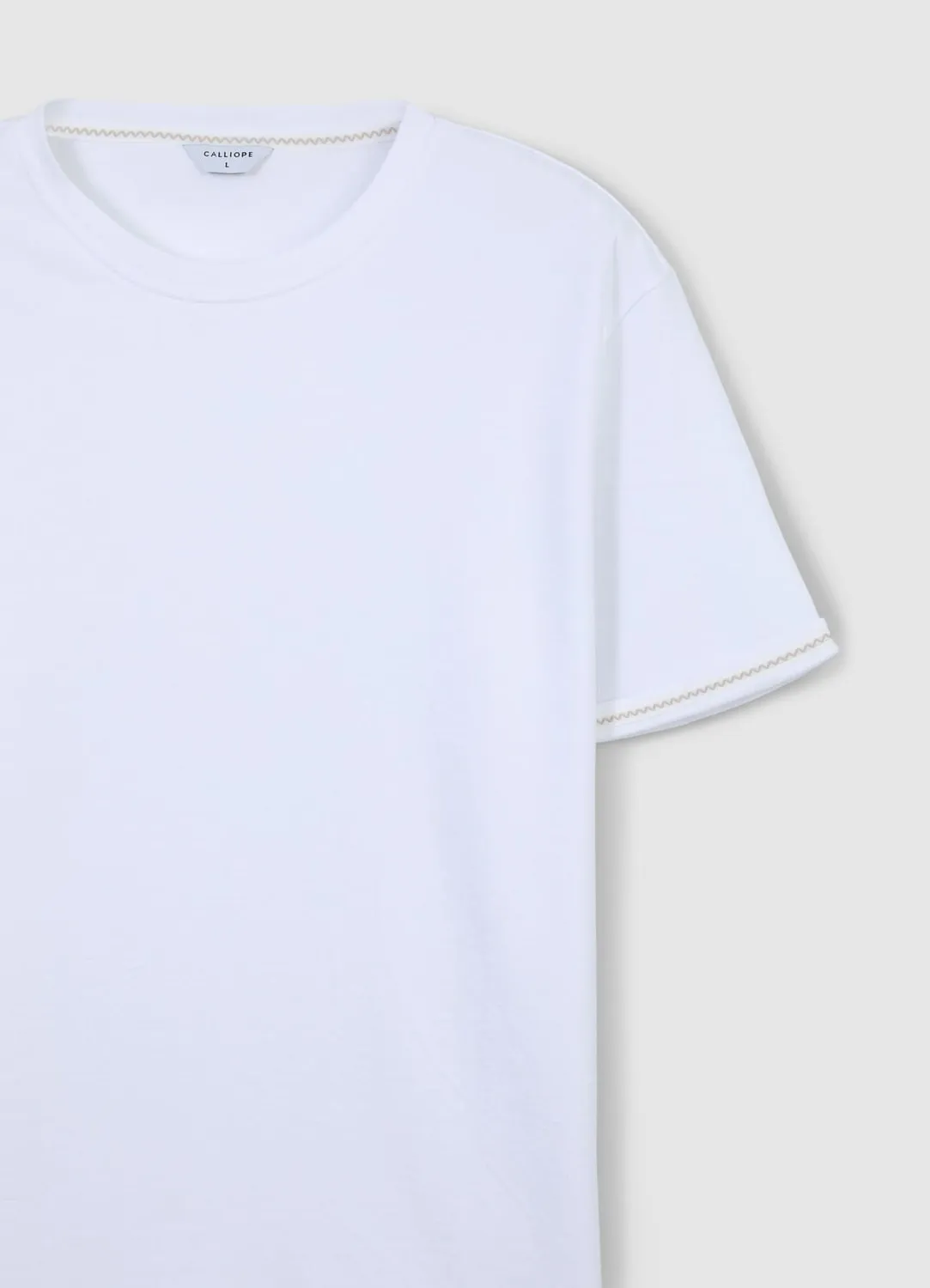 Calliope t-shirt profils manches homme coton