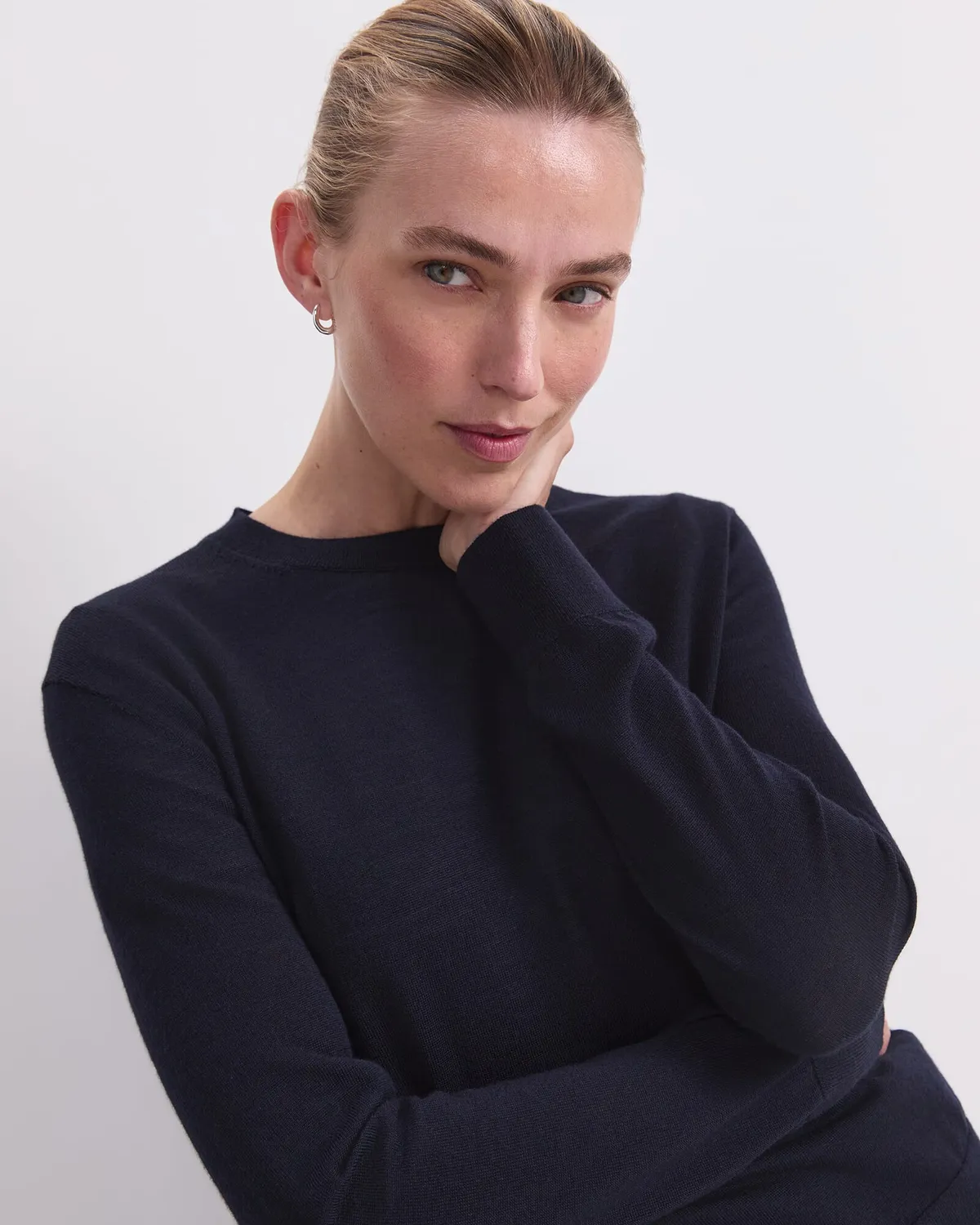 Sportscraft Francis Crew pull mérinos extra-fin col rond femme