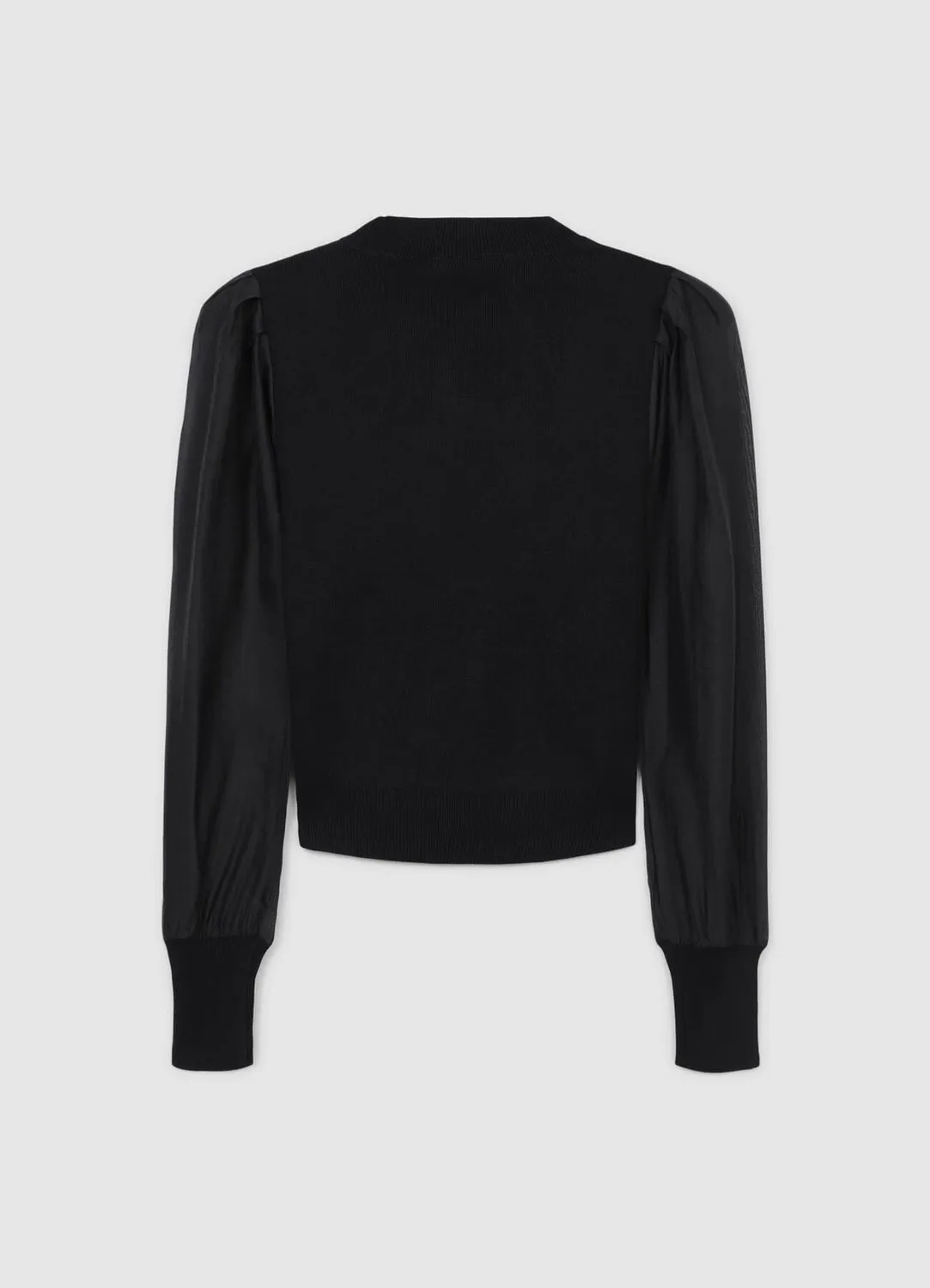Calliope T-shirt manches organza femme col rond