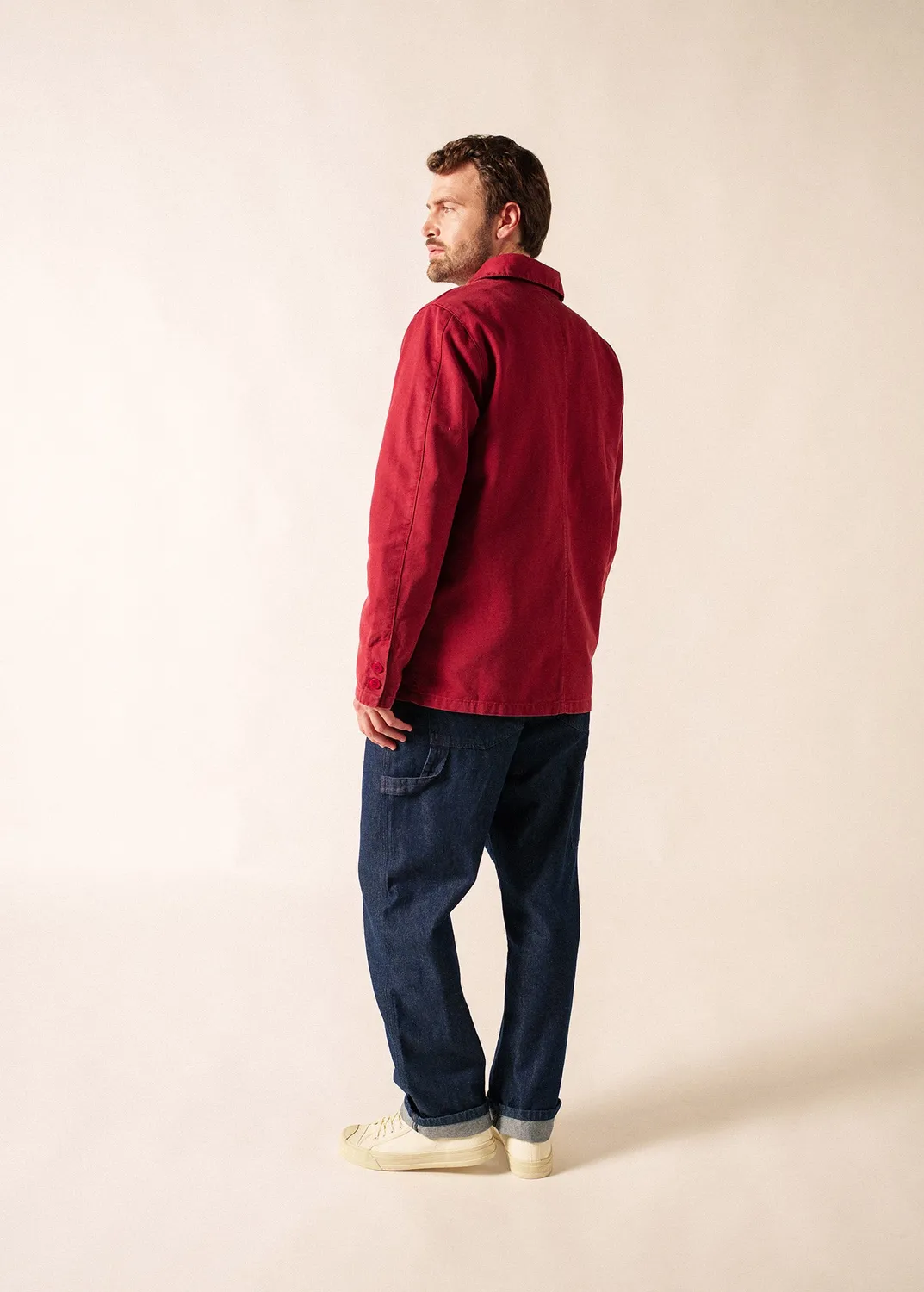 Saint James Sirocco veste toile brique coton