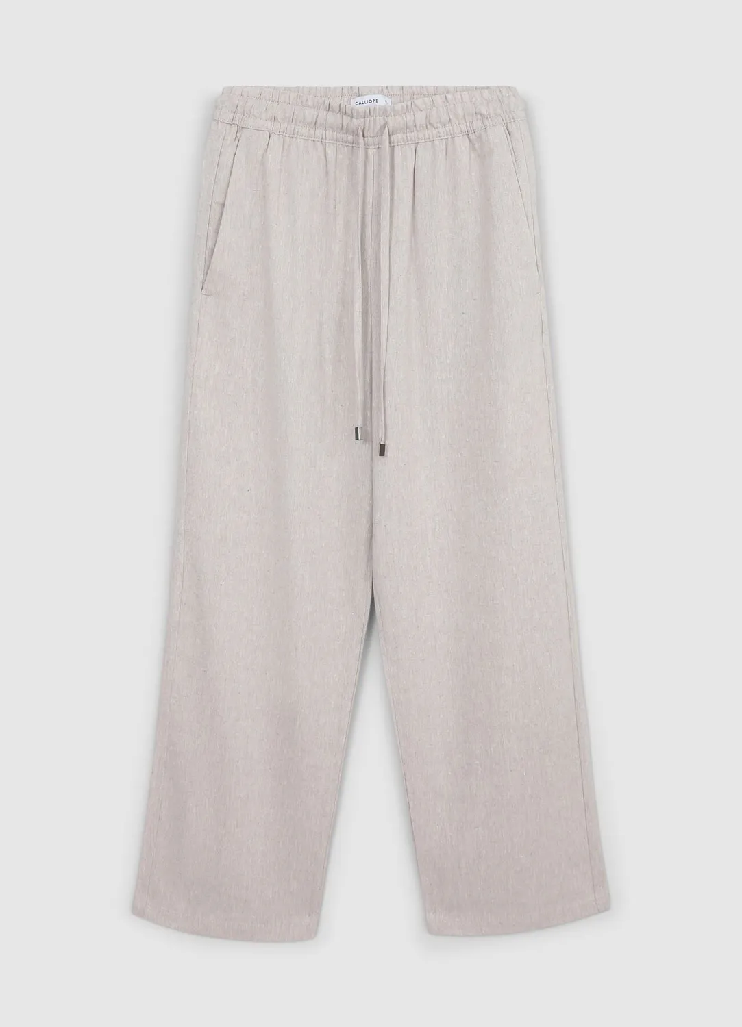 Calliope jogger lin femme pantalon fluide uni