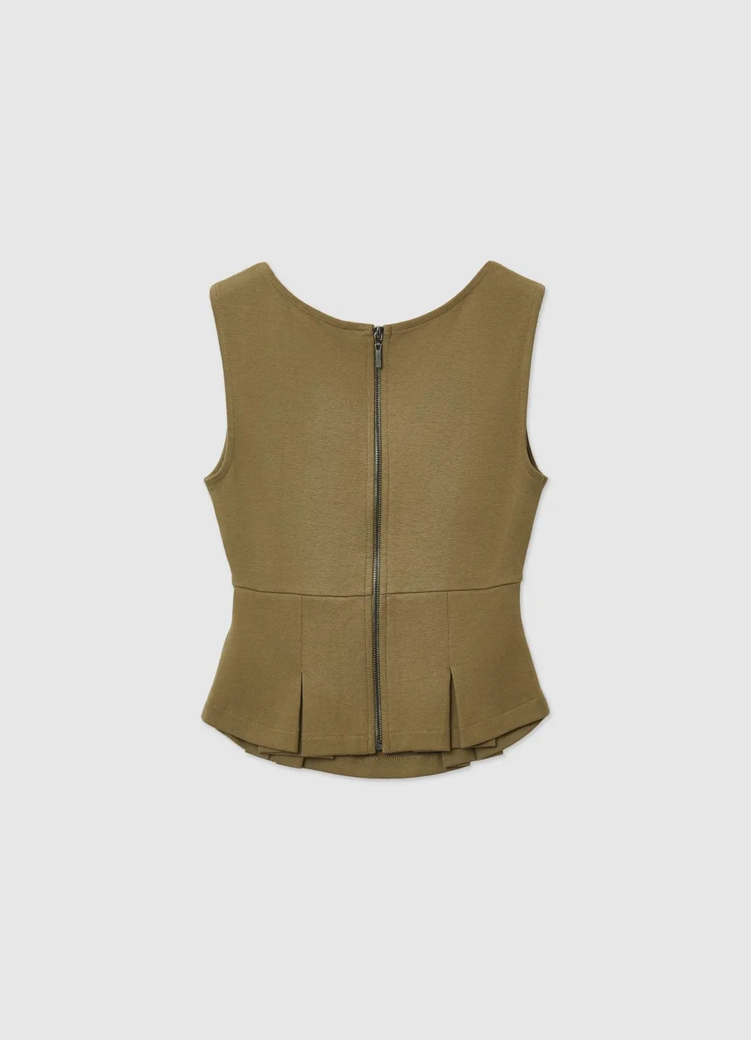 Calliope Corset jersey coton femme zip dos col V