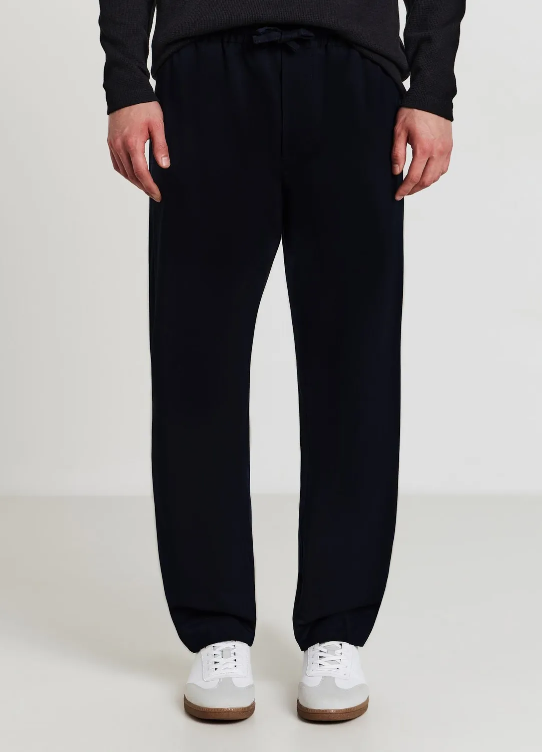 Calliope pantalon jogger homme uni à cordon