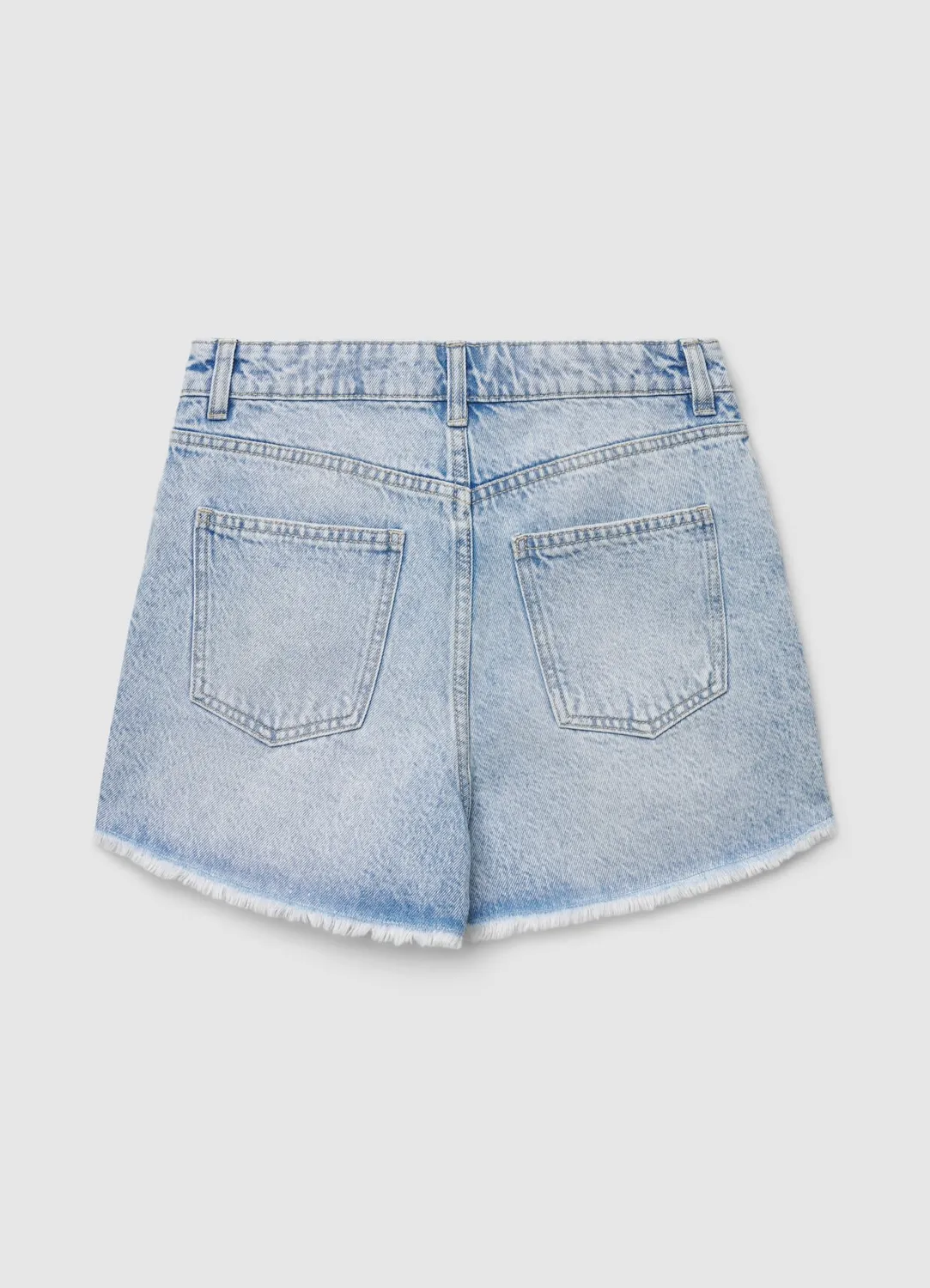 Calliope short mom denim déchiré femme