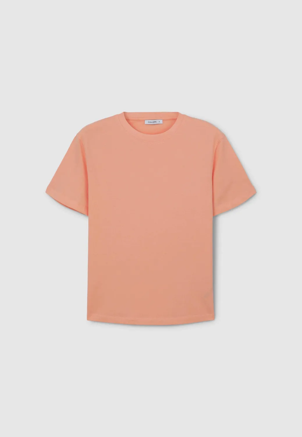 Calliope T-shirt col rond femme coton uni