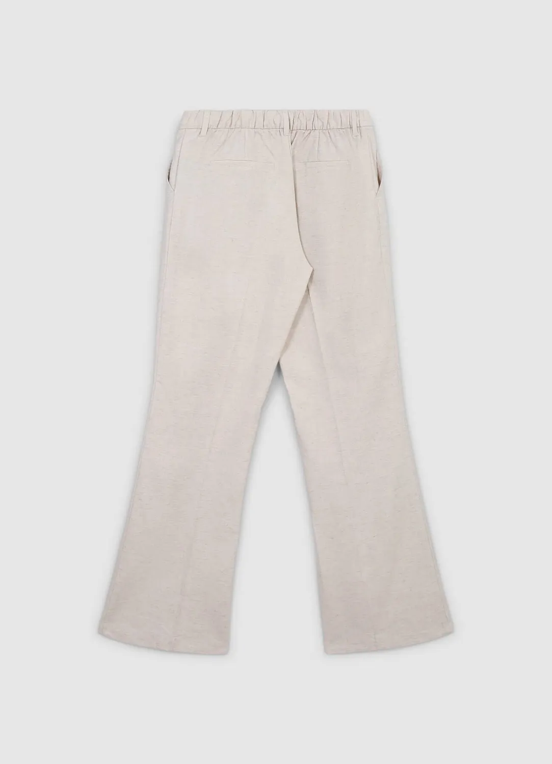 Calliope pantalon flare femme coton uni