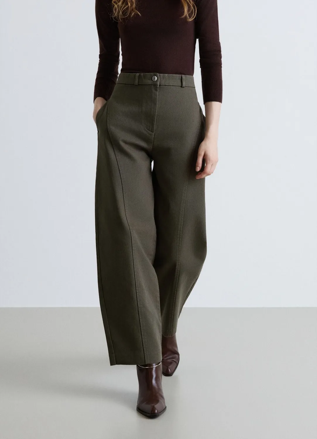 Calliope pantalon balloon femme taille haute