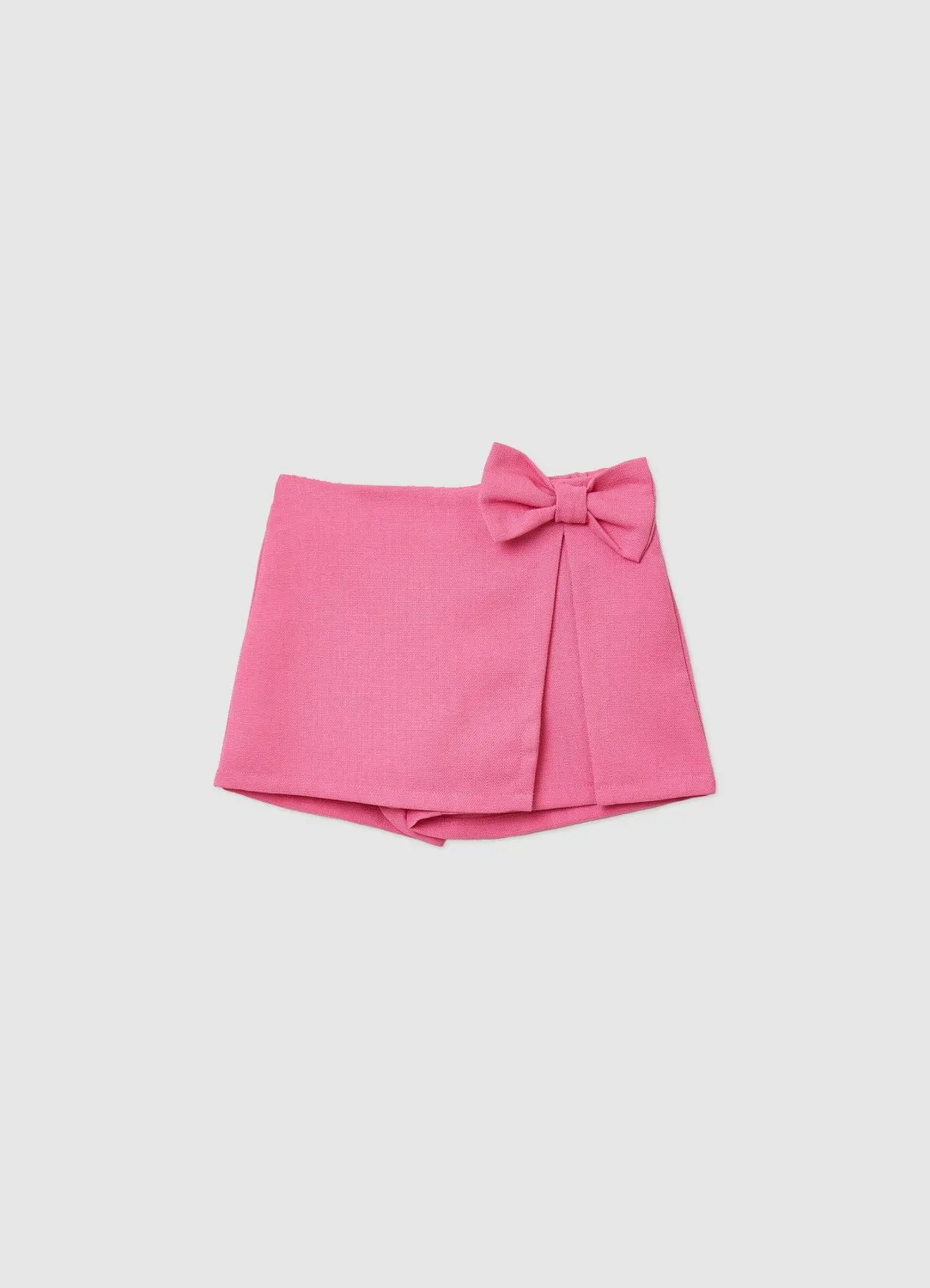 Calliope jupe-short fille nœud taille élastiquée