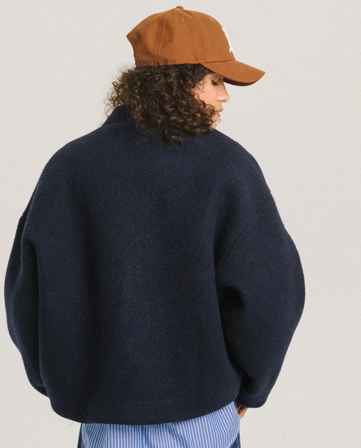 Tinsels Destiny Camden blouson lainage col banane