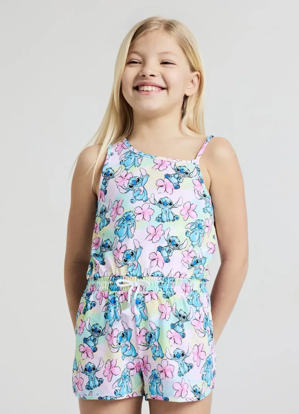 Calliope combishort Stitch asymétrique fille