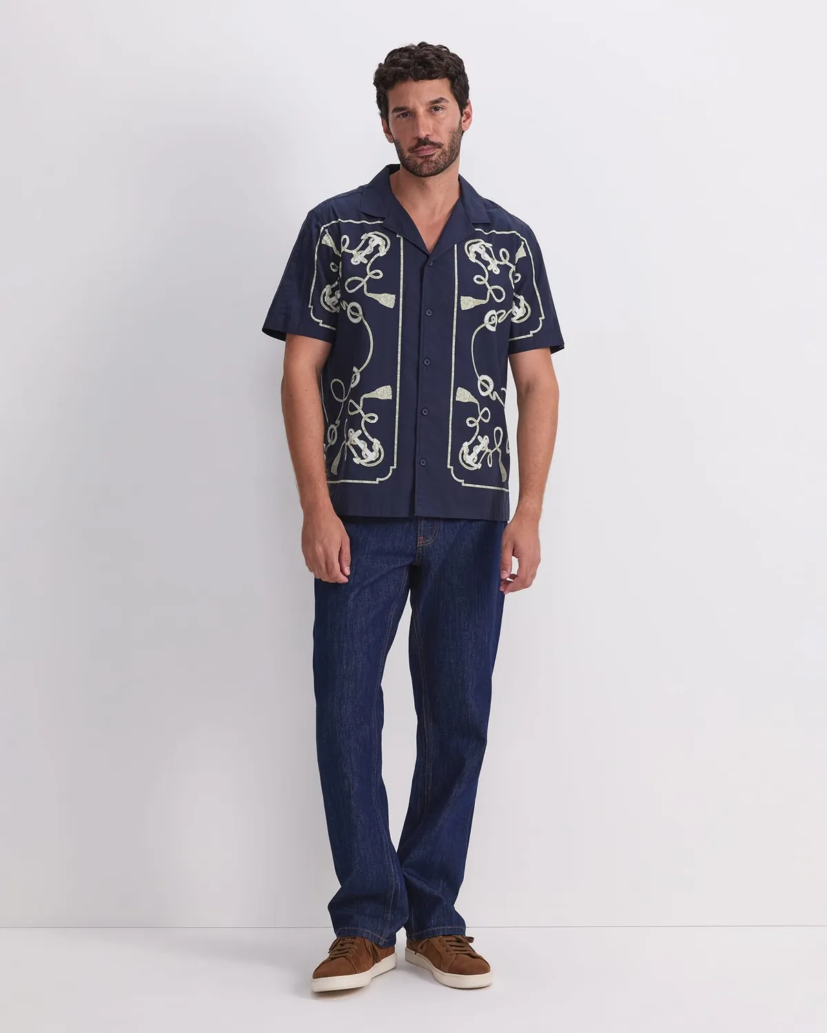 SportsCraft Sardinia 208119 chemise homme imprimé