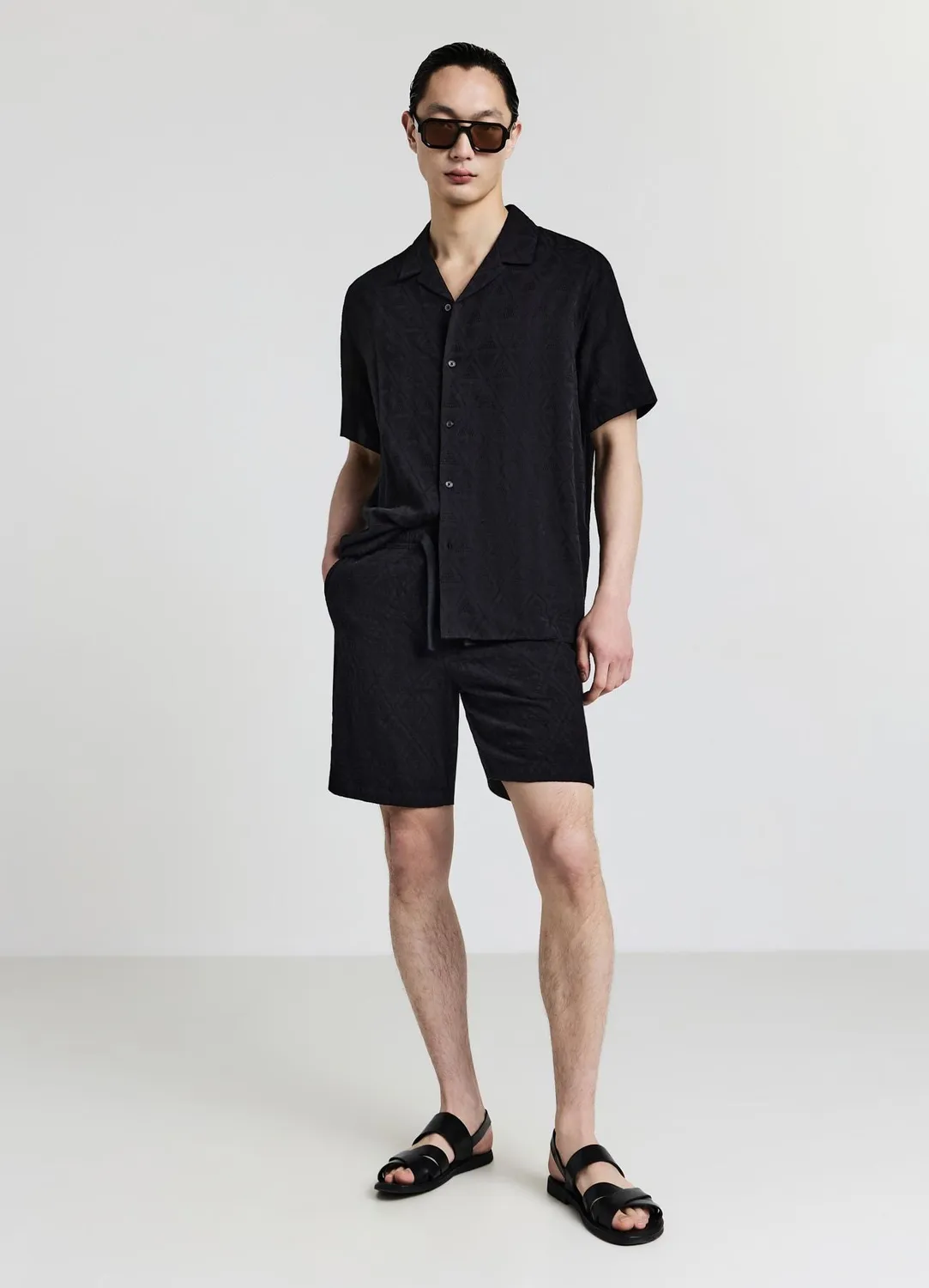 Calliope bermuda jacquard losange homme coton