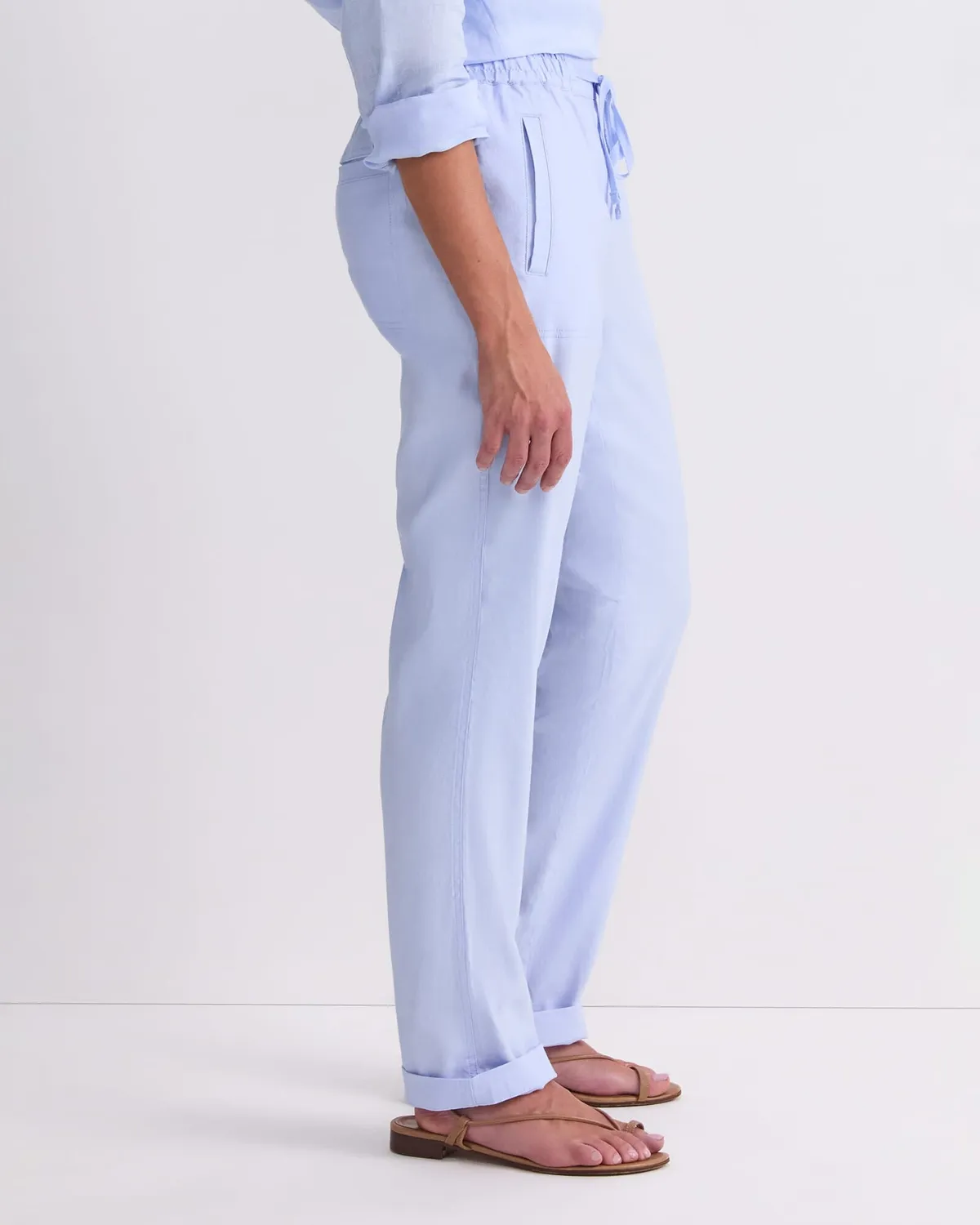 Sportscraft Rosa 115179 pantalon lin femme stretch