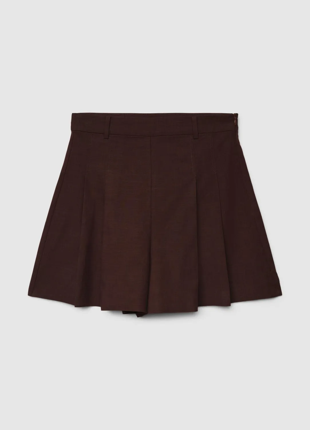 Calliope bermuda femme taille haute pinces