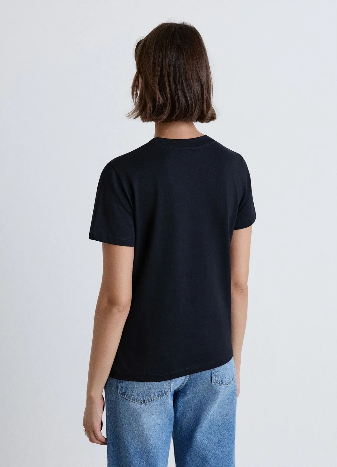 Calliope t-shirt femme fleurs appliquées col rond