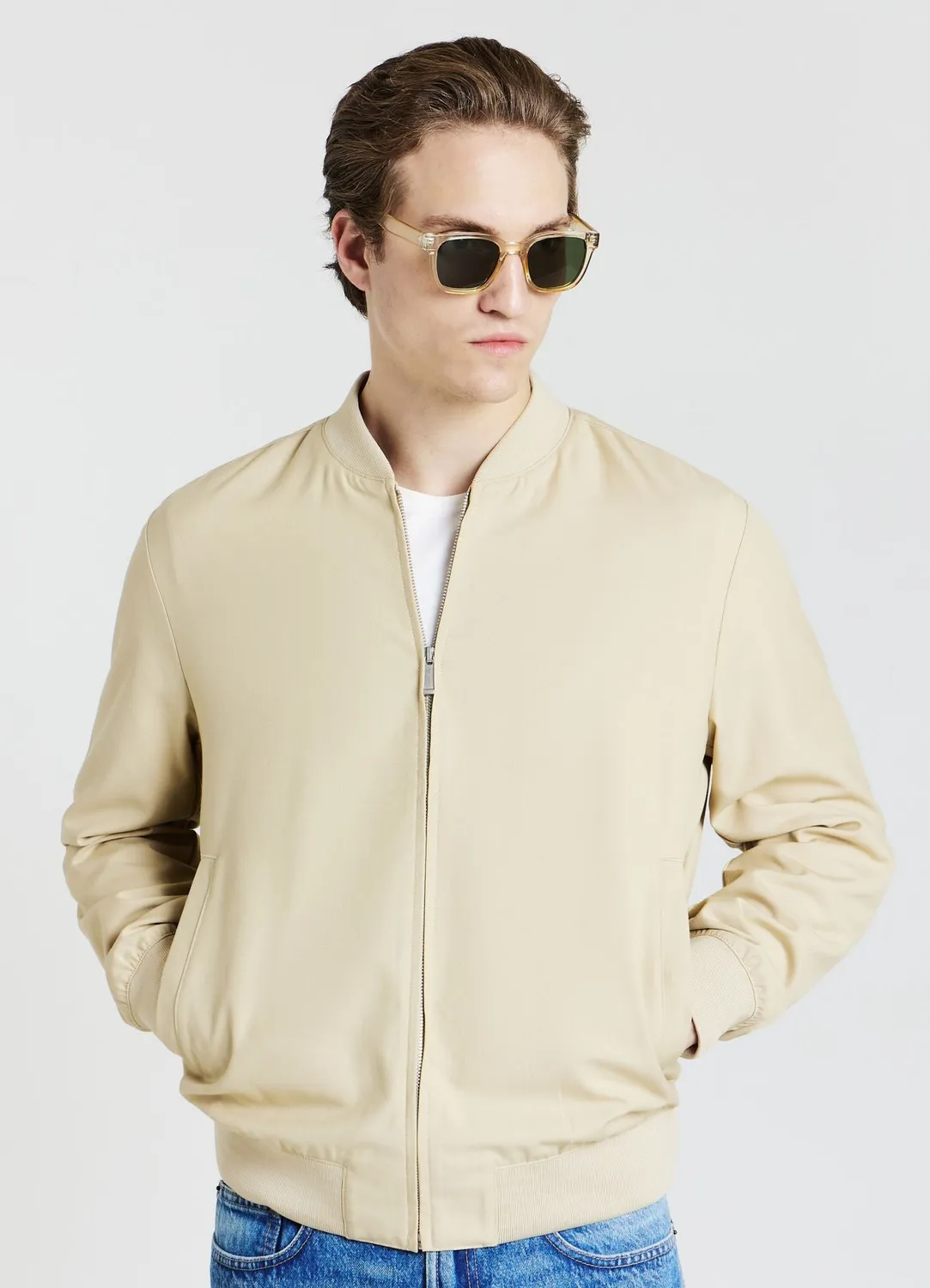 Calliope blouson bomber homme zip noir S-XL