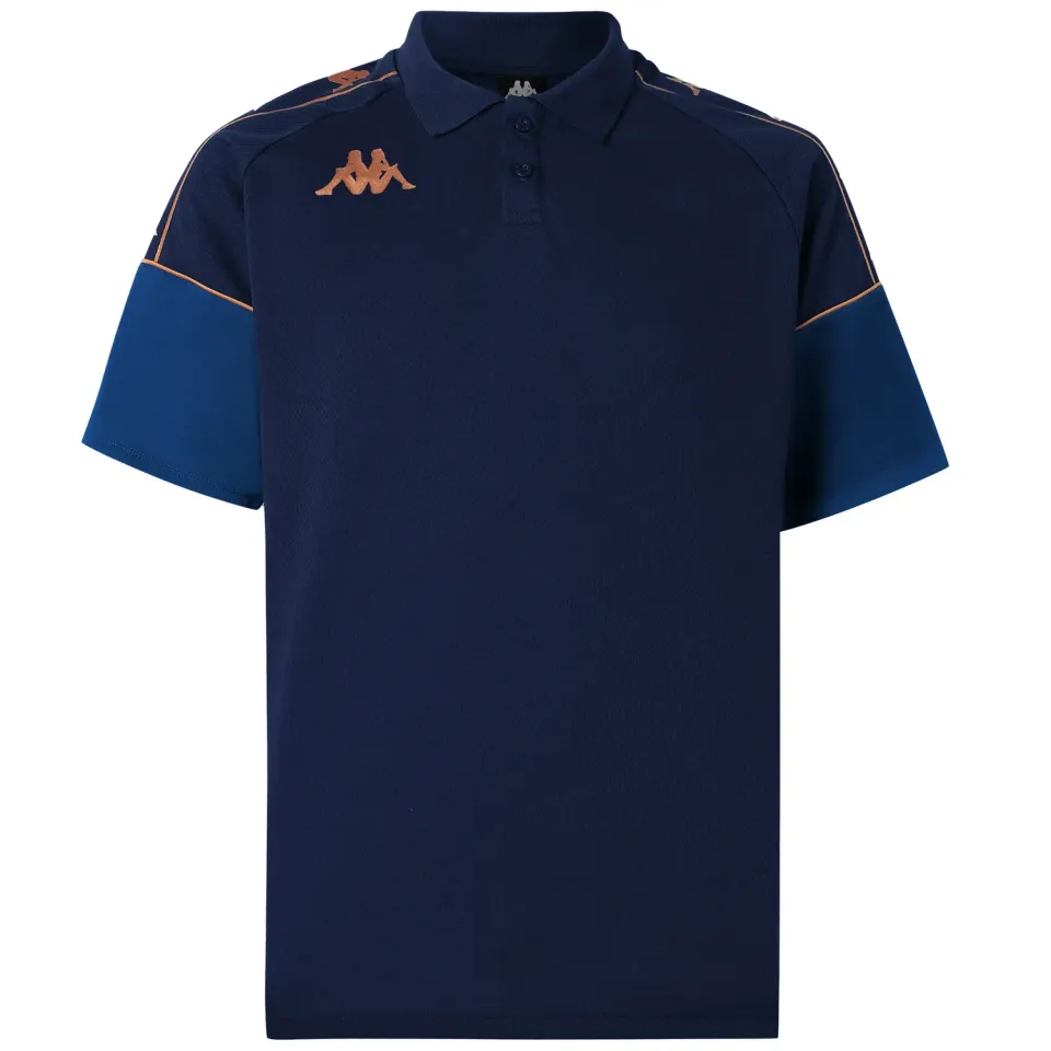 Robe di Kappa Miolo polo bleu homme slim