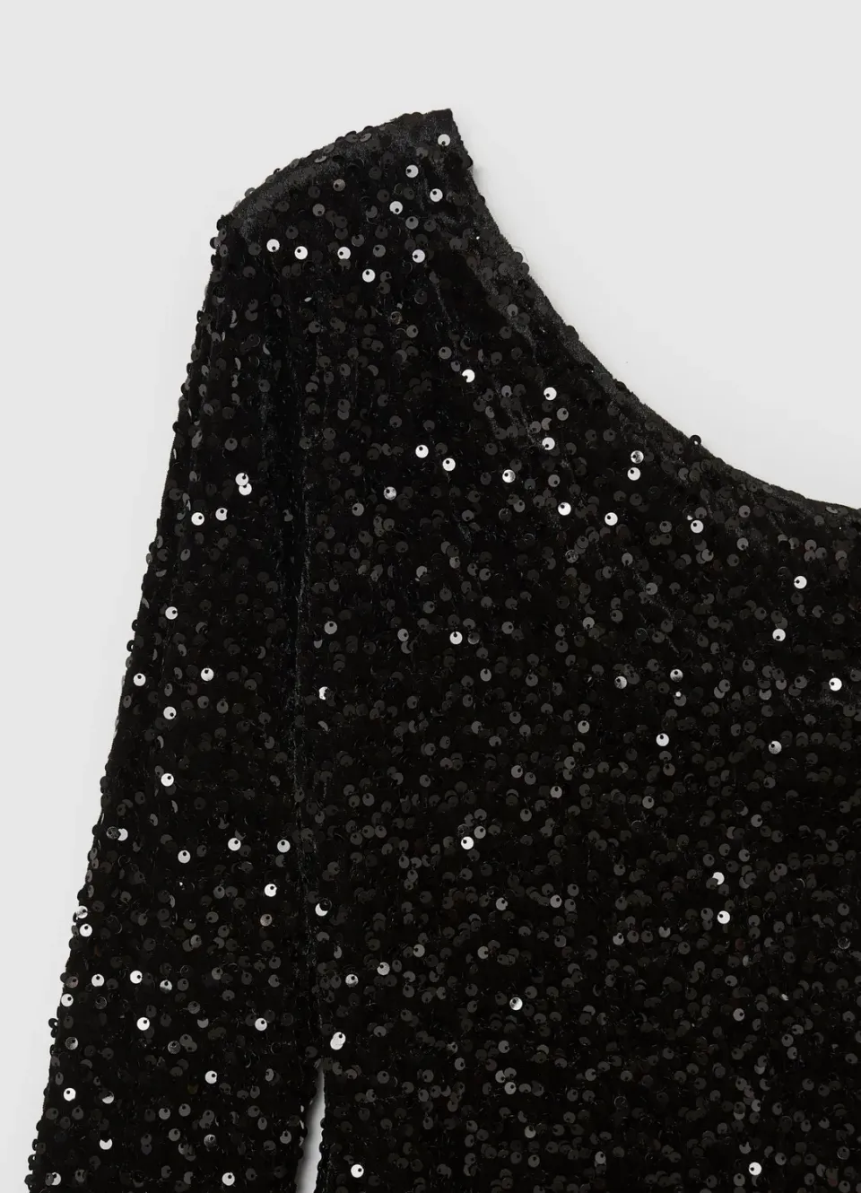 Calliope robe asymétrique sequins femme courte