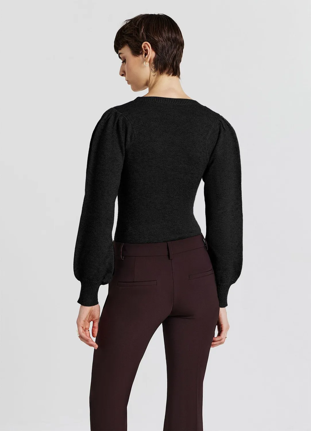 Calliope Body maille torsades femme manches longues