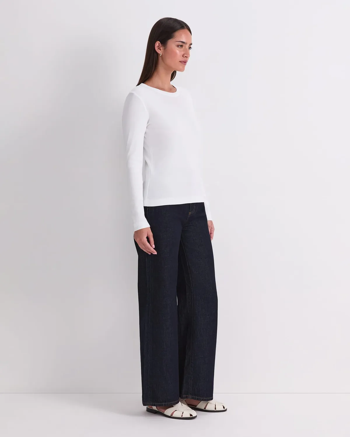 Sportscraft Heidi Crew Neck tee manches longues côtelé