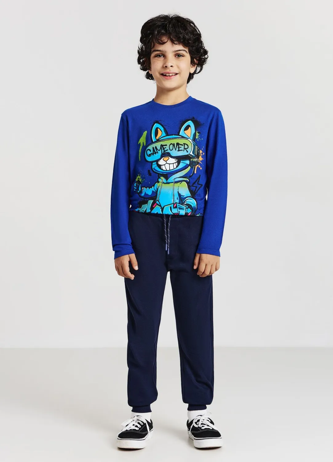 Calliope jogging uni pantalon enfant taille 8-9 ans