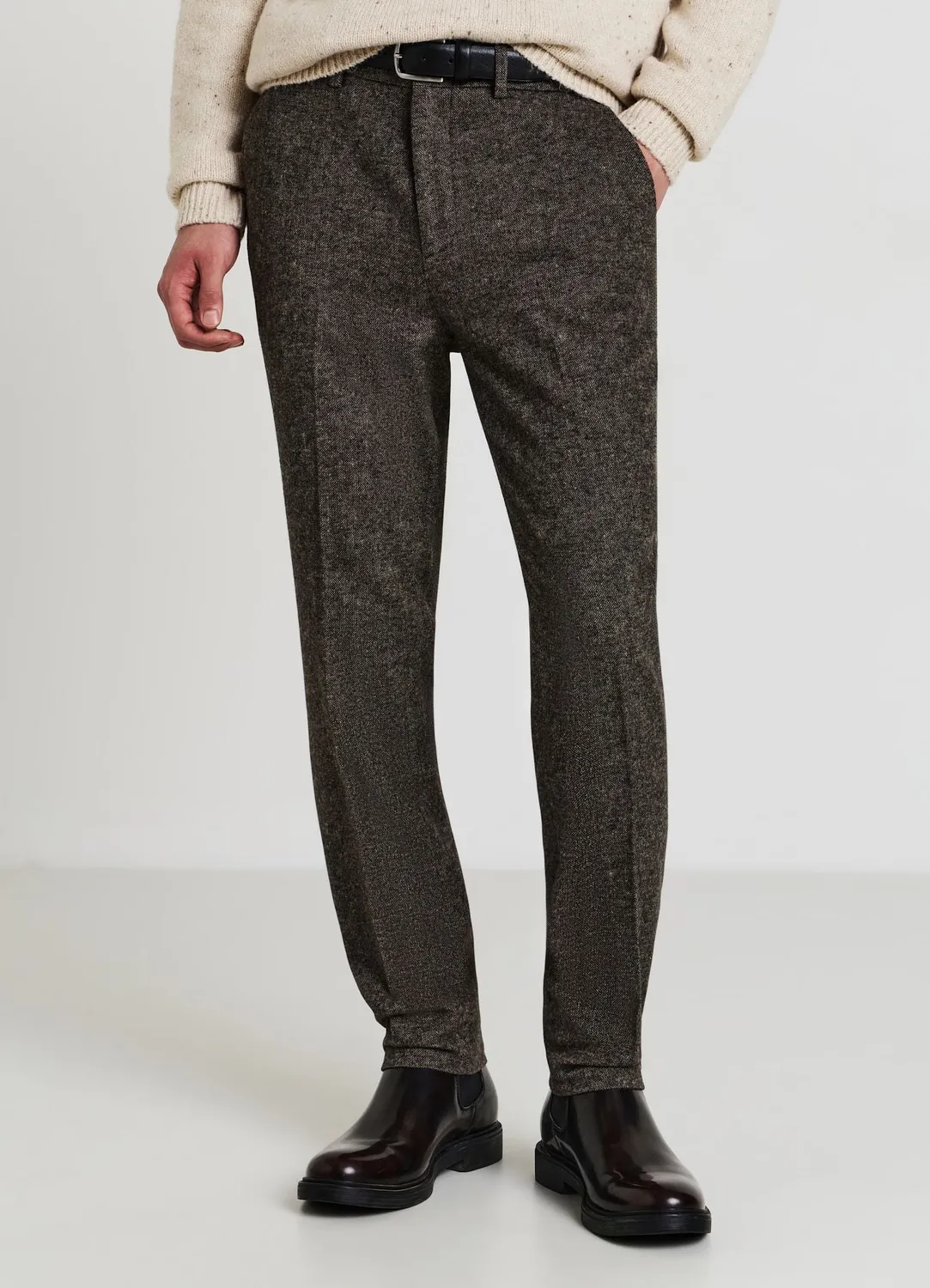 Calliope pantalon misto lana homme droit