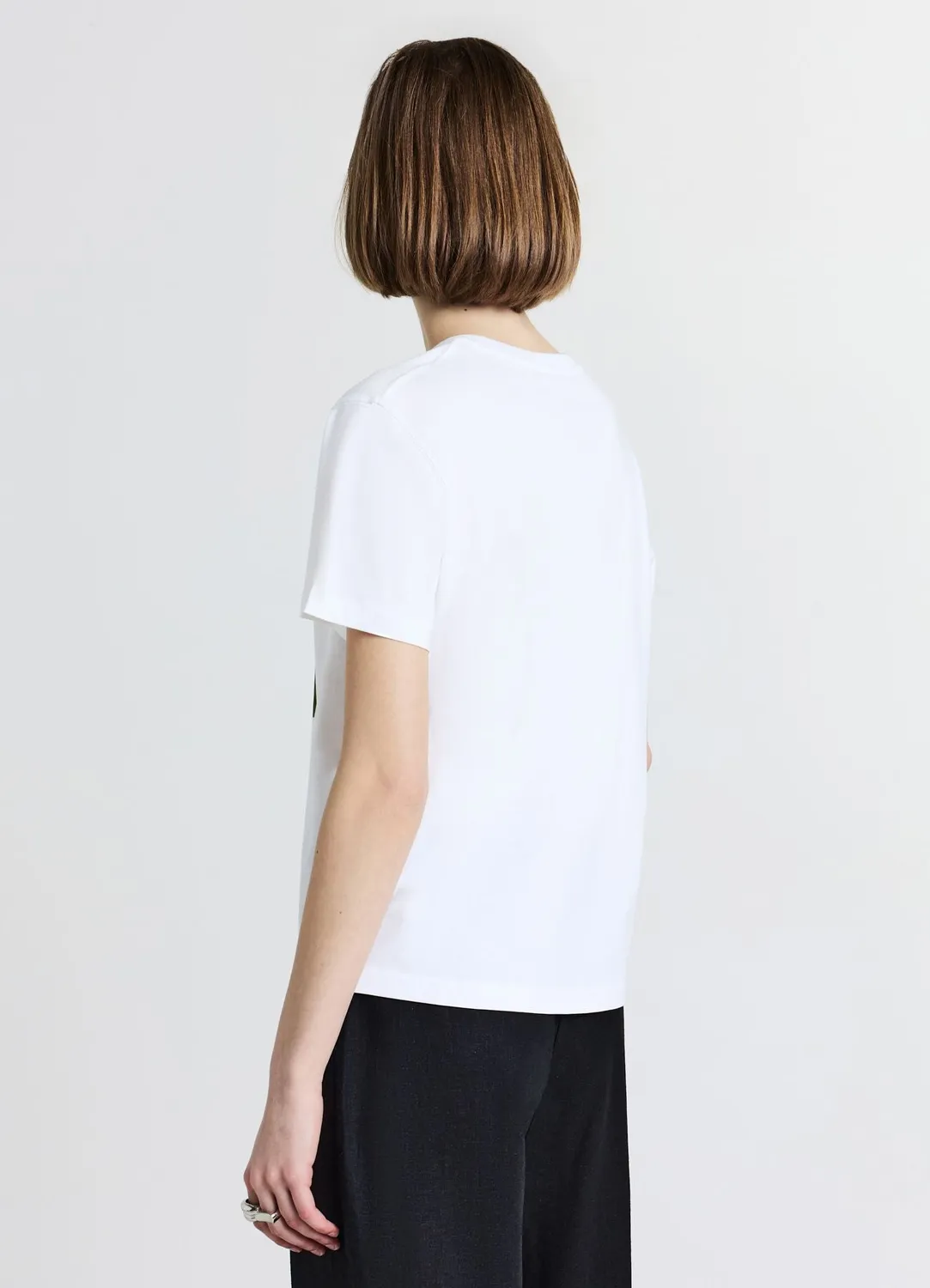 Calliope t-shirt imprimé tableau femme col rond