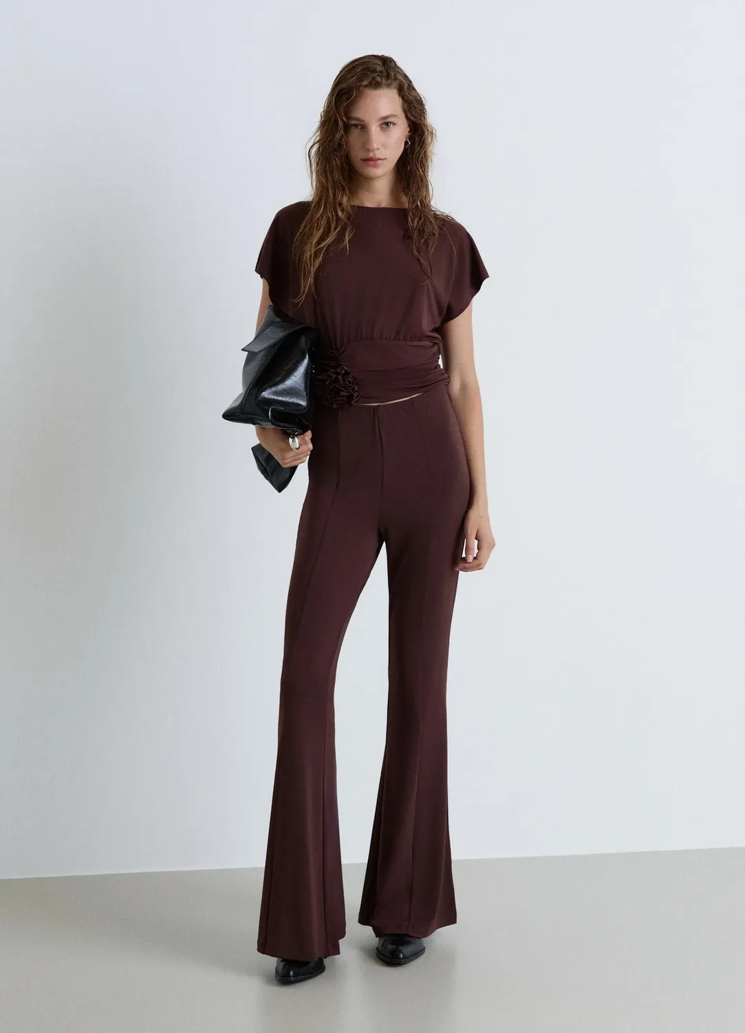 Calliope legging patte uni femme taille haute