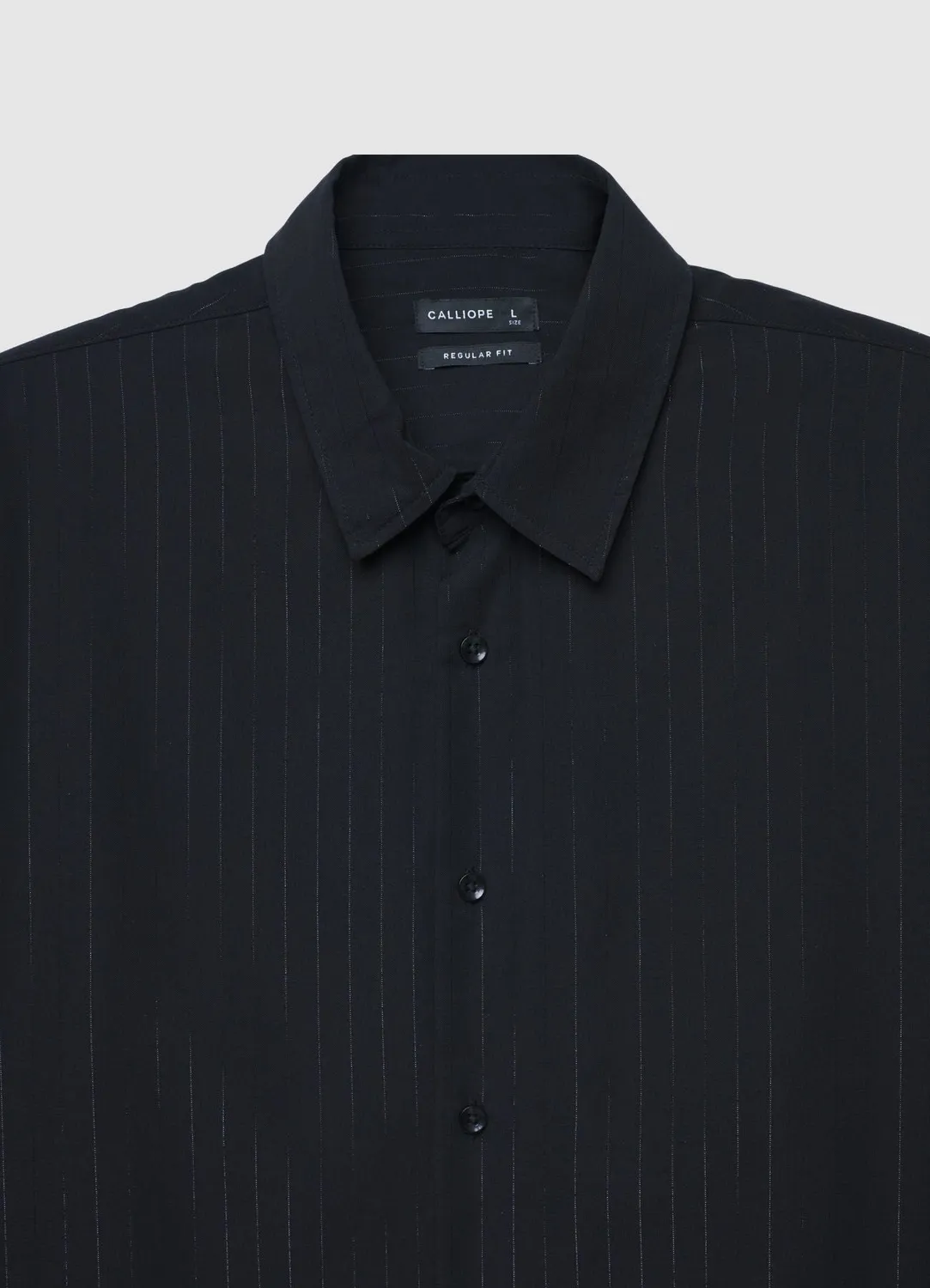 Calliope chemise classique homme rayée luminescente