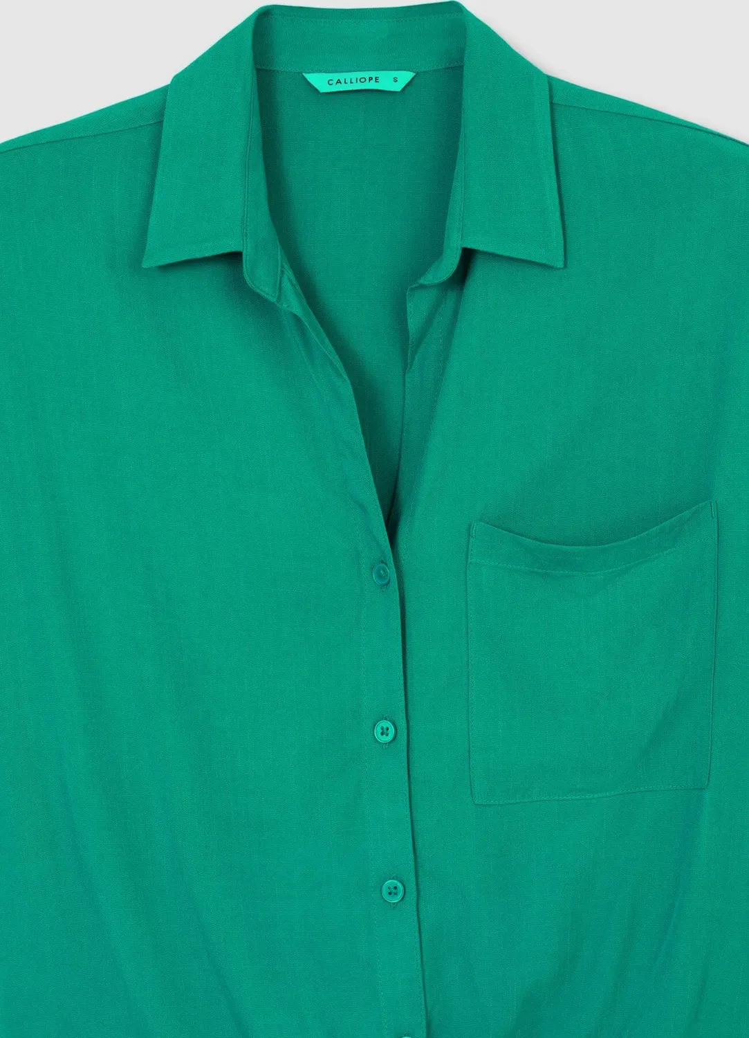 Calliope chemise à nœud femme manches courtes regular