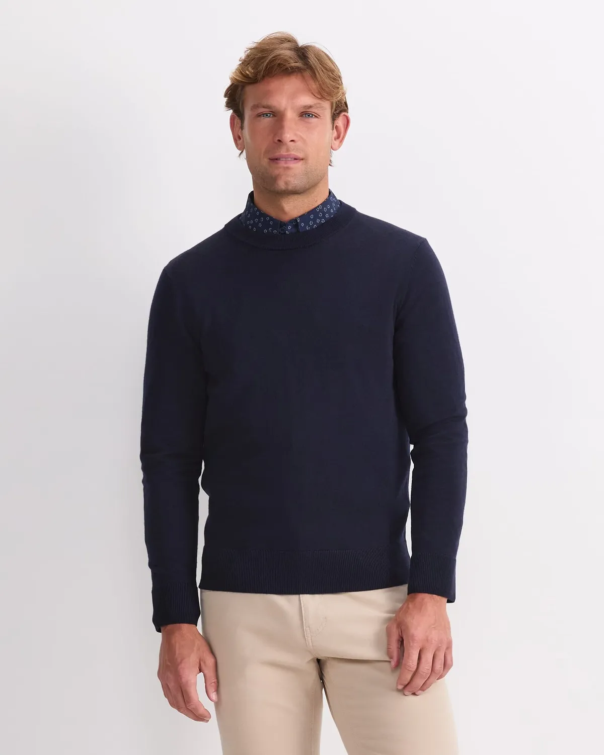 Sportscraft Merino Crew Neck pull laine