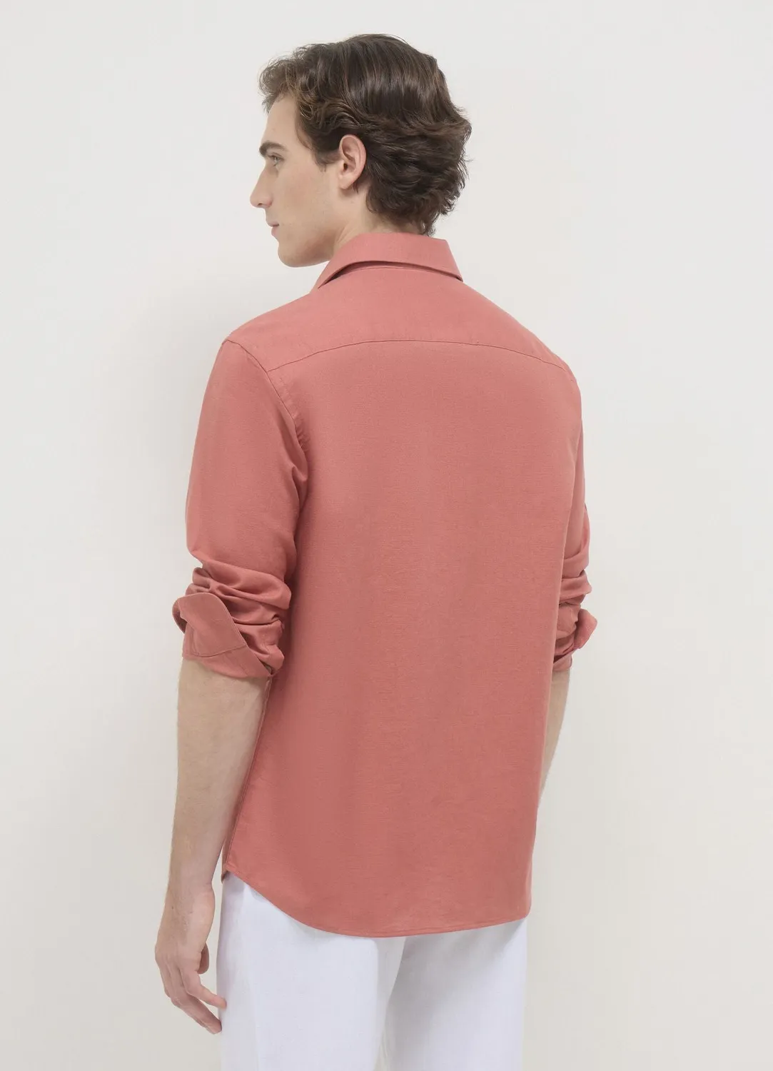 Calliope classique chemise homme lin manches longues