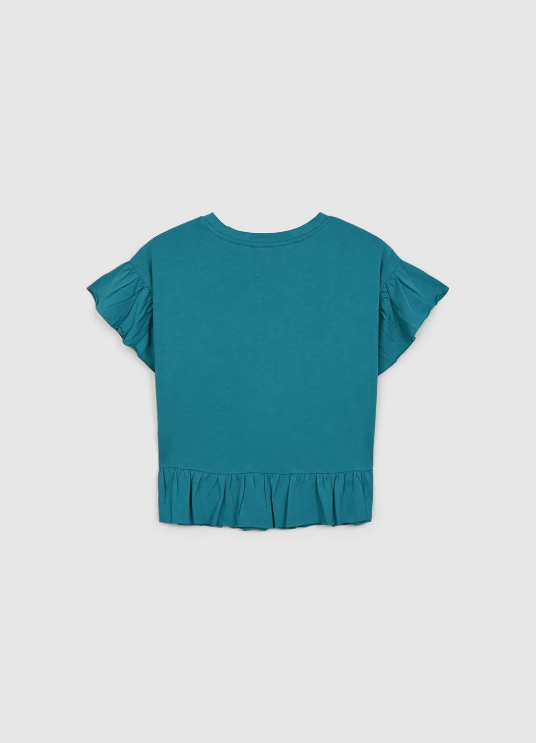 Calliope T-shirt volants femme coton