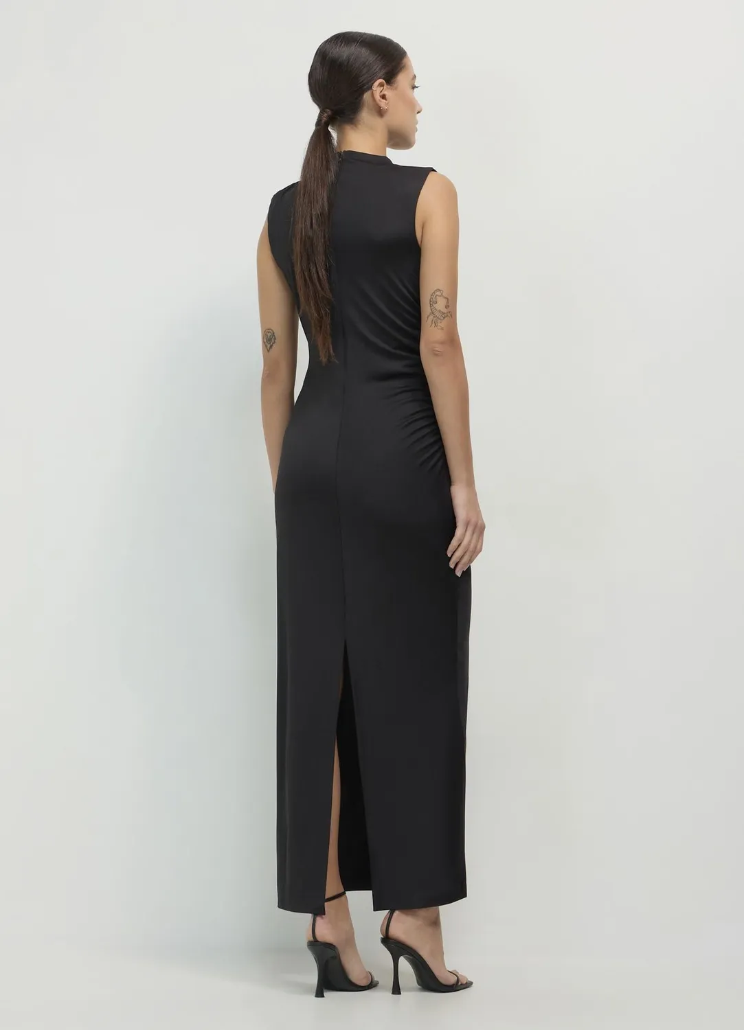 Calliope arriccio robe longue femme S froncée