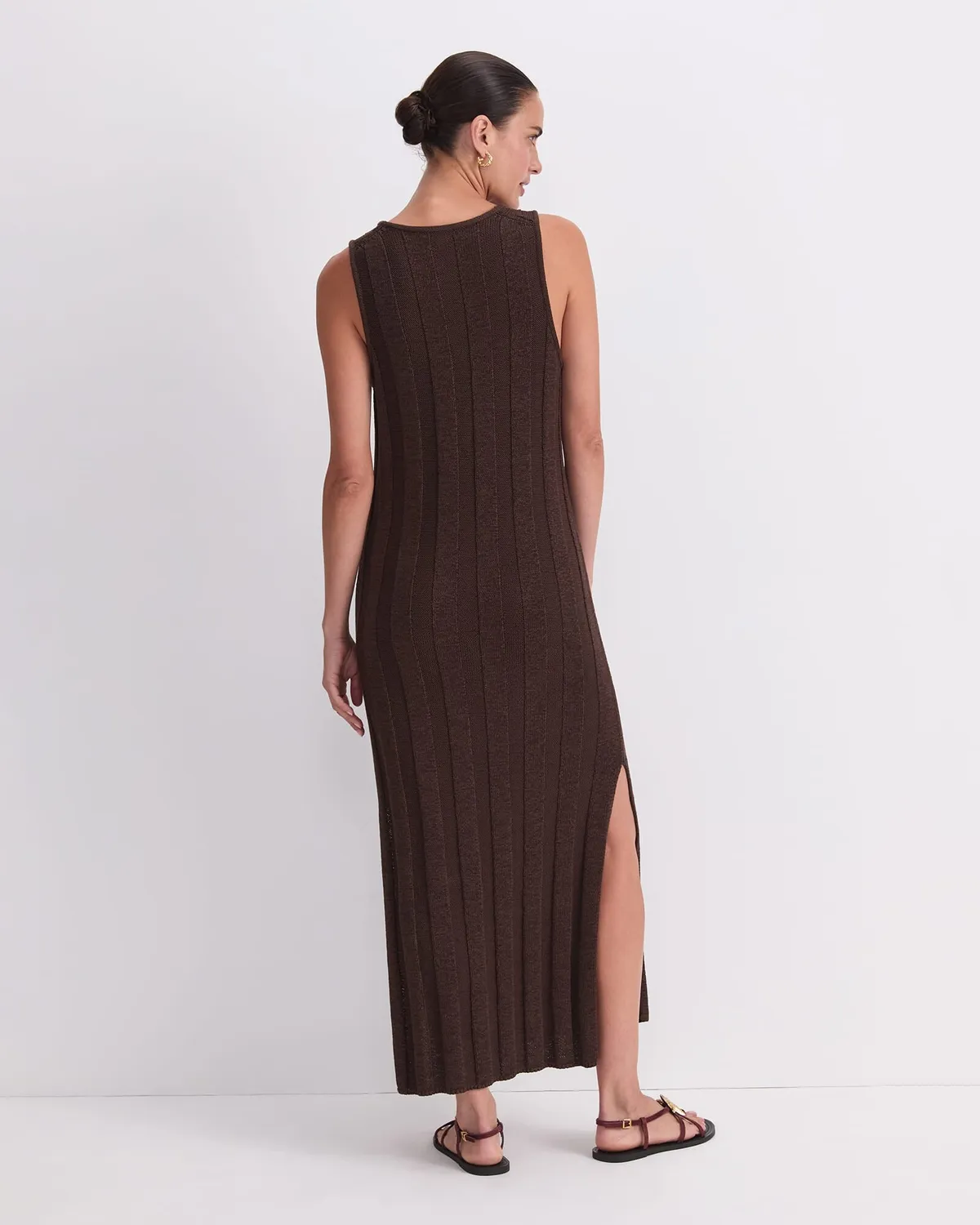 Sportscraft Josie Tape Yarn Knit robe maxi maille