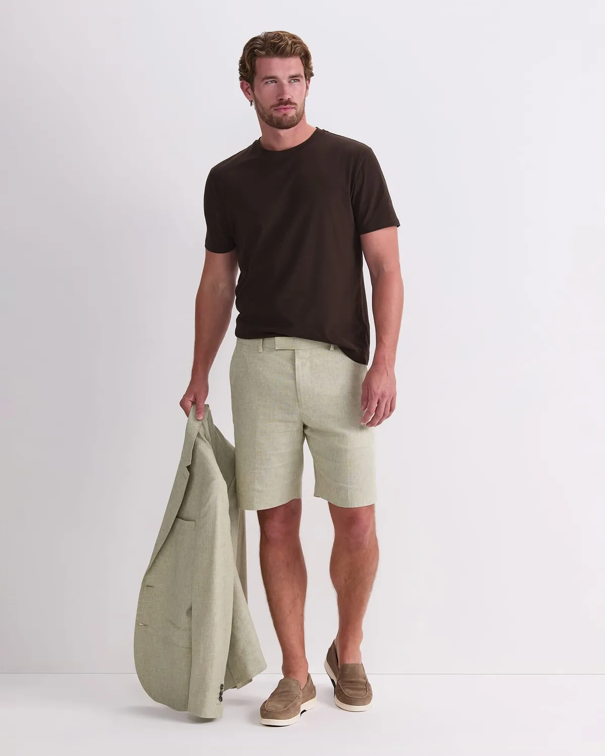 Sportscraft Ridley 208217 short homme lin-coton