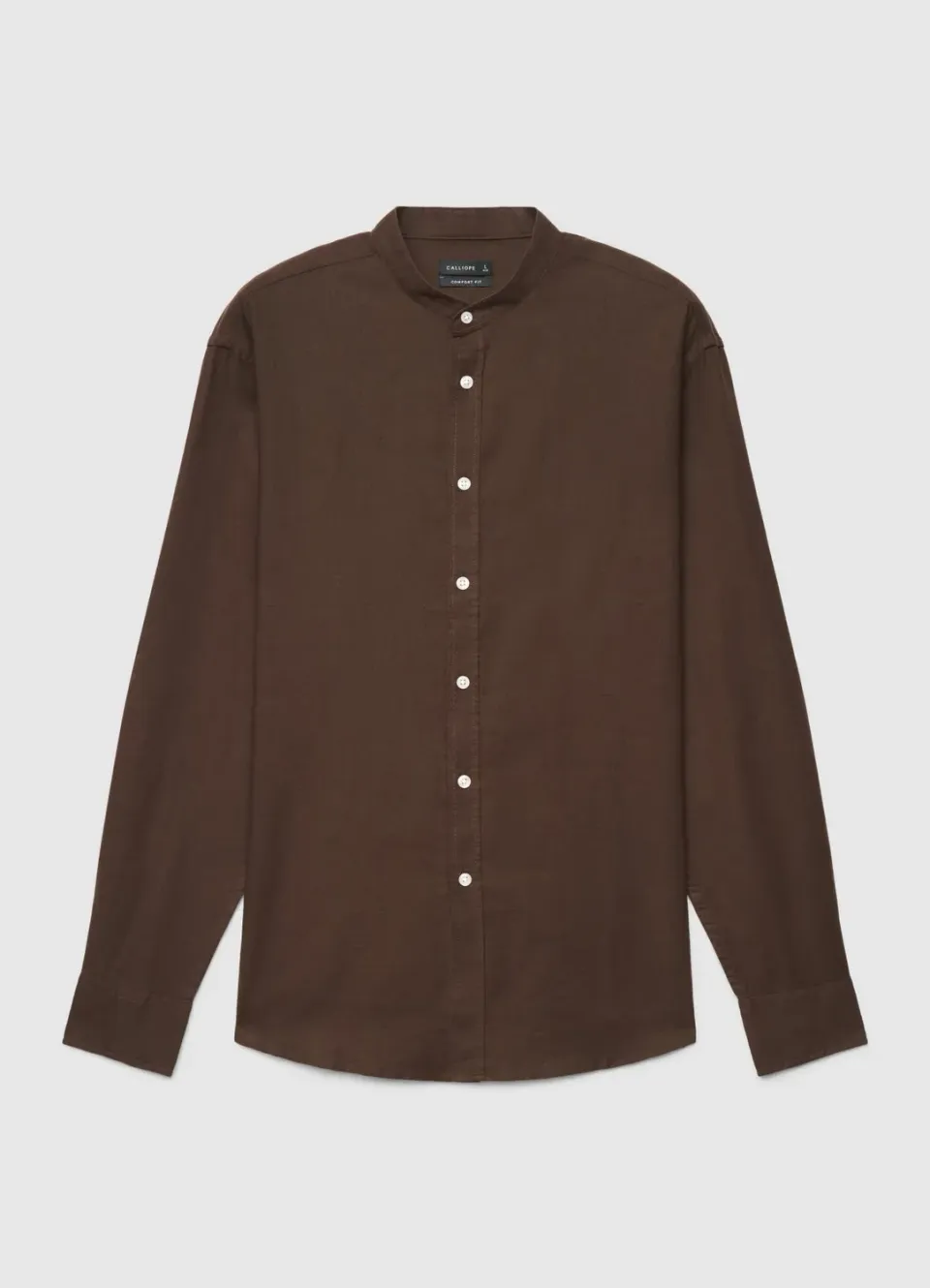 Calliope chemise col coréen homme lin