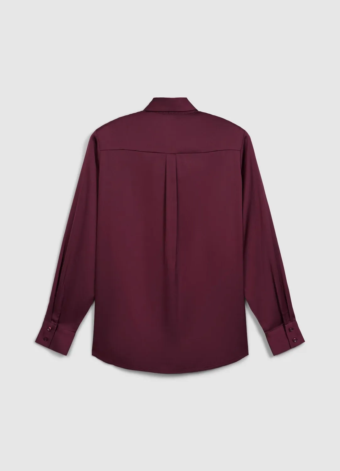 Calliope chemise satinée femme manches longues
