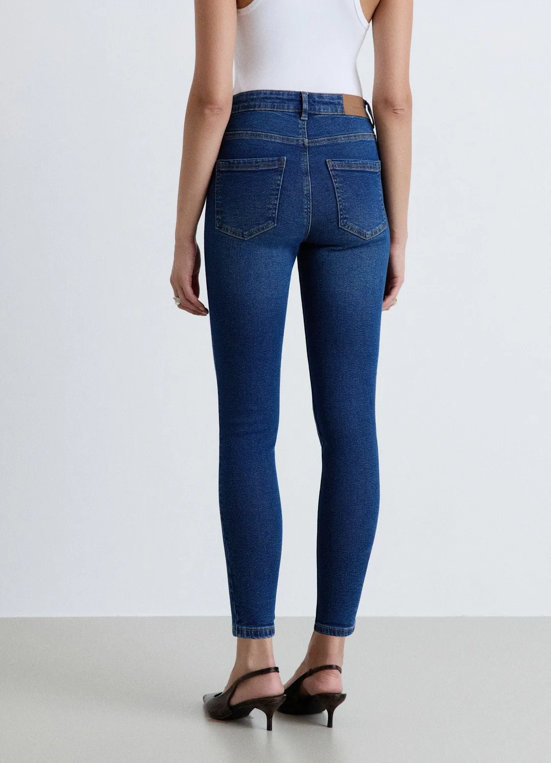 Calliope jean skinny femme cheville uni