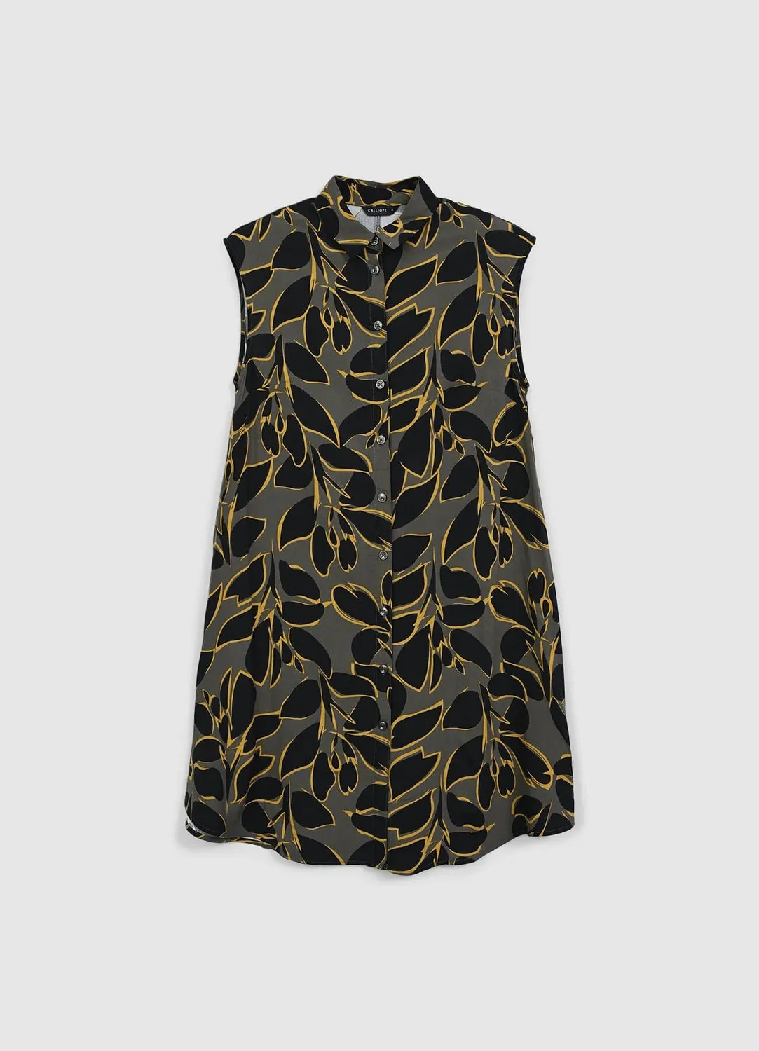 Calliope chemise longue sans manches à motif femme